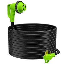 NEW RV Extension Cable 50 FOOT 30AMP 90-Degree Twist Locking Leisure Cords