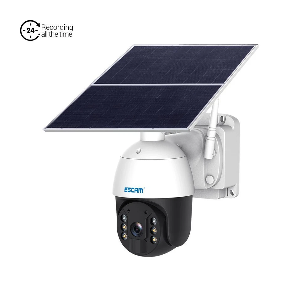 PIR detection night vision two-way Solar Panel 3MP WIFI  Outdoor IP Camera - Image 3 of 4