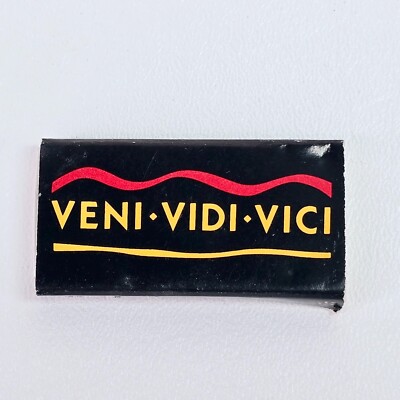 Veni Vidi Vici Atlanta Georgia Italian Restaurant Advertising Matchbox-Unstruck