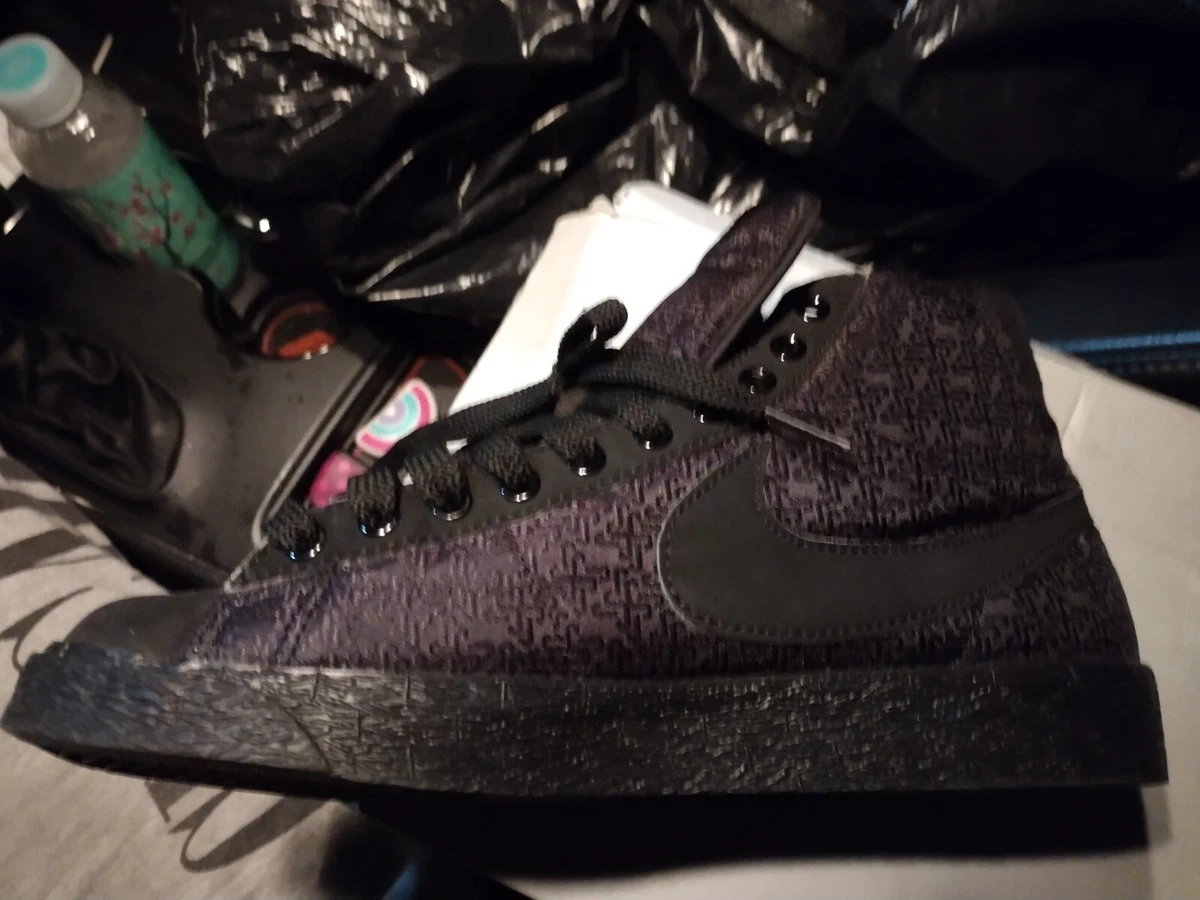 Nike blazer high shop all black