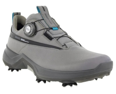 NEW MENS ECCO BIOM G5 BOA GORE-TEX Golf Shoes, Size 7-7.5 (EU 41), STEEL/BLACK