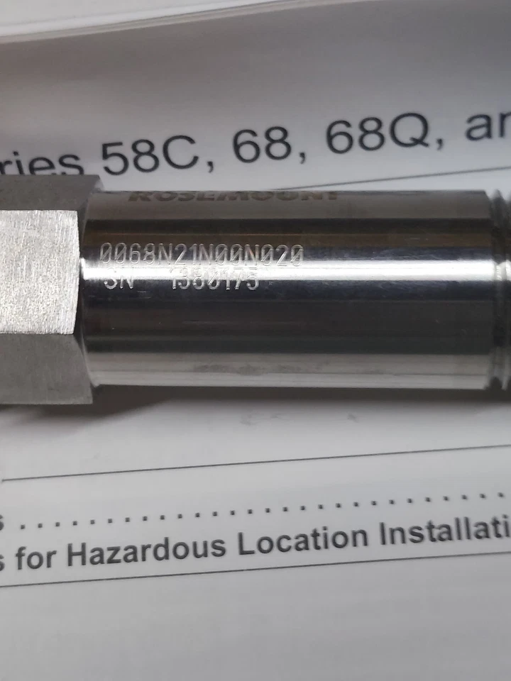 Sensor de temperatura termopar Rosemount 0068N21N00N020 NOVO 2 PEÇAS DISPONÍVEIS   - Imagem 4 de 4