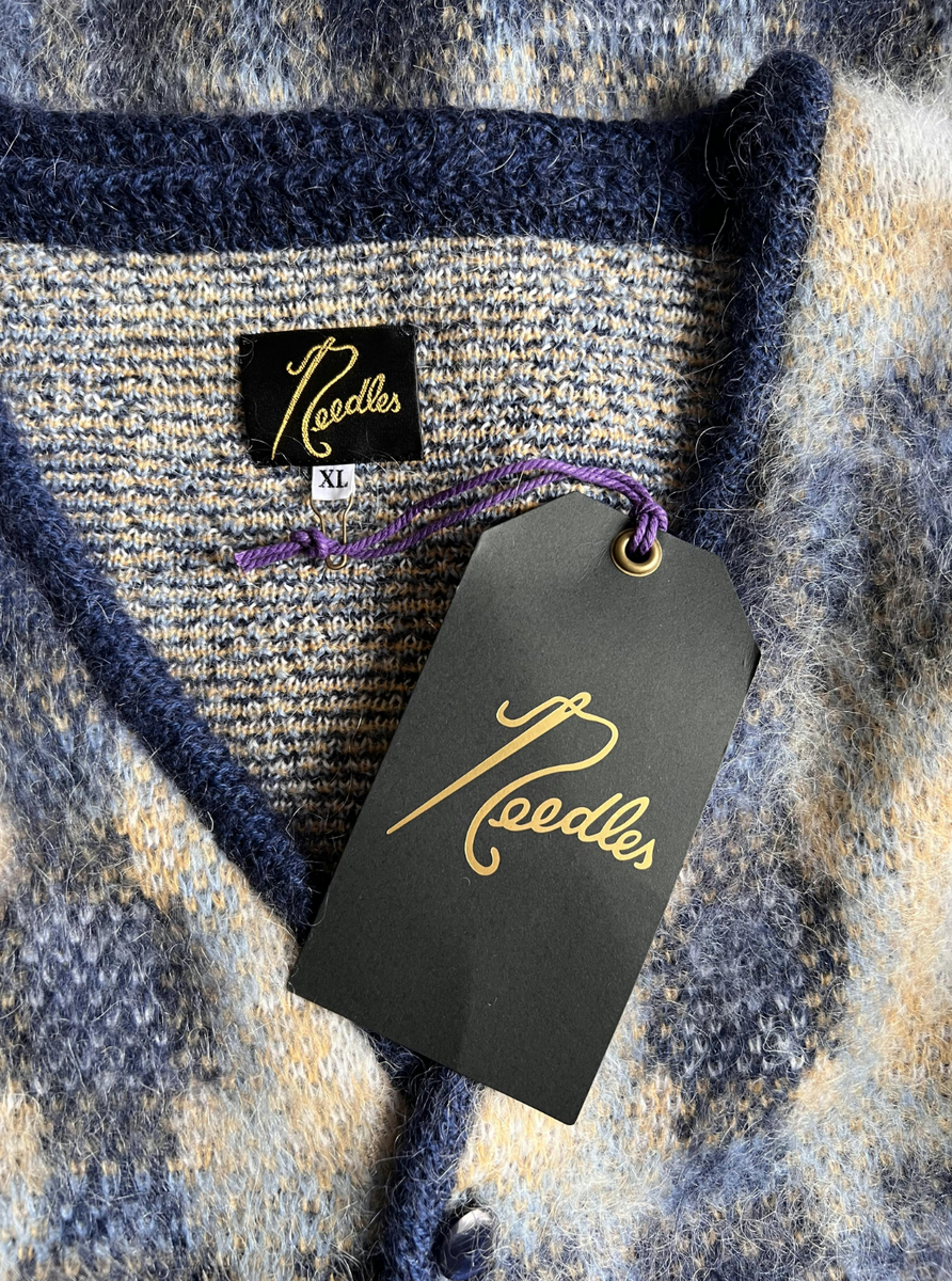 Kith x Needles Mohair Sheridan Cardigan - Size XL - Brand Kith x Needles Mohair Sheridan Cardigan - Size XL - Brand