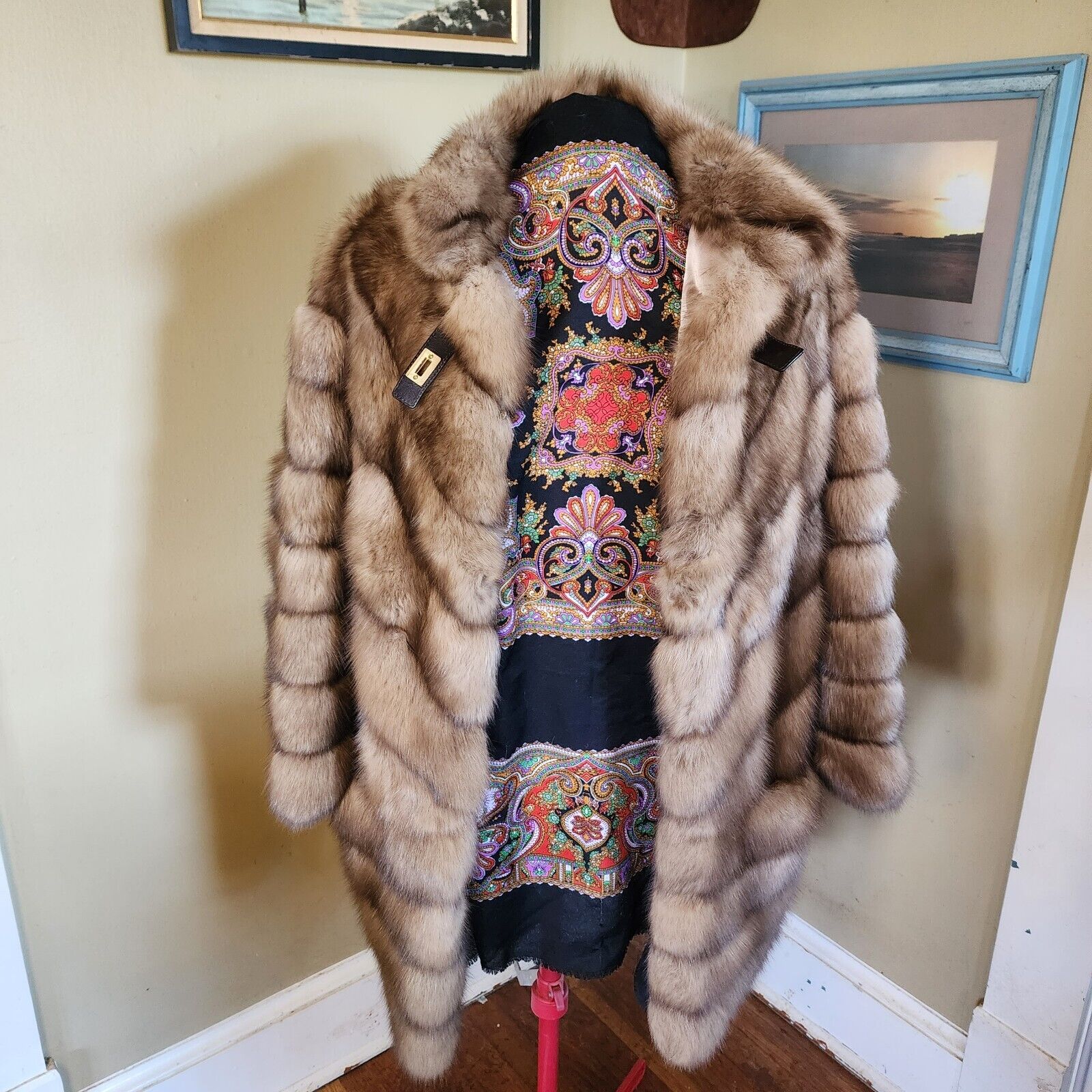 AMAZING Giuliana Teso Russian Sable Fur Stroller … - image 9