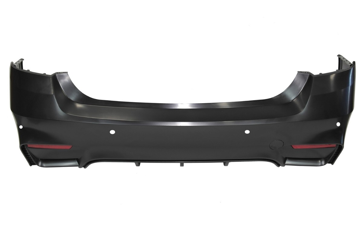 For BMW 12-18 3 Series F30 M Performance Rear Bumper With 335i Diffuser W O Pdc