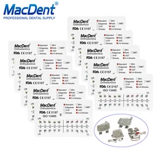 MacDent Dental Orthodontic Brackets Braces Standard Roth .022 Hooks 3-4-5 FDA