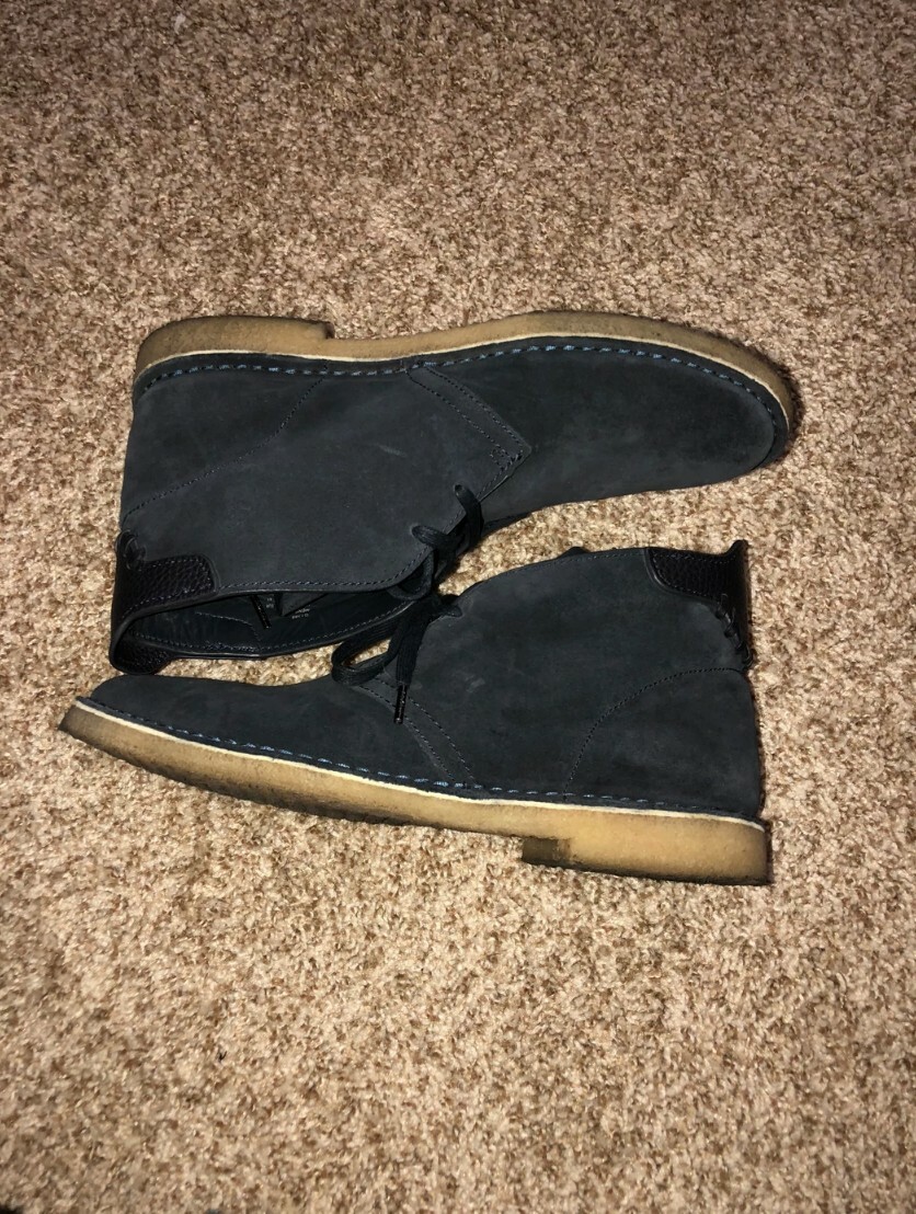 Coach Men’s Kingston Sued Chukka New Coach Mens Kingston blue suede chukka boots size 12 D | eBay main image 2