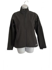 REI Insulated Running Jacket Full Zip Womens Size XS Gray Zippered Pockets