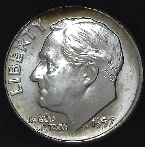1957-D 10C Roosevelt Dime BU 90% Silver 22owc1212