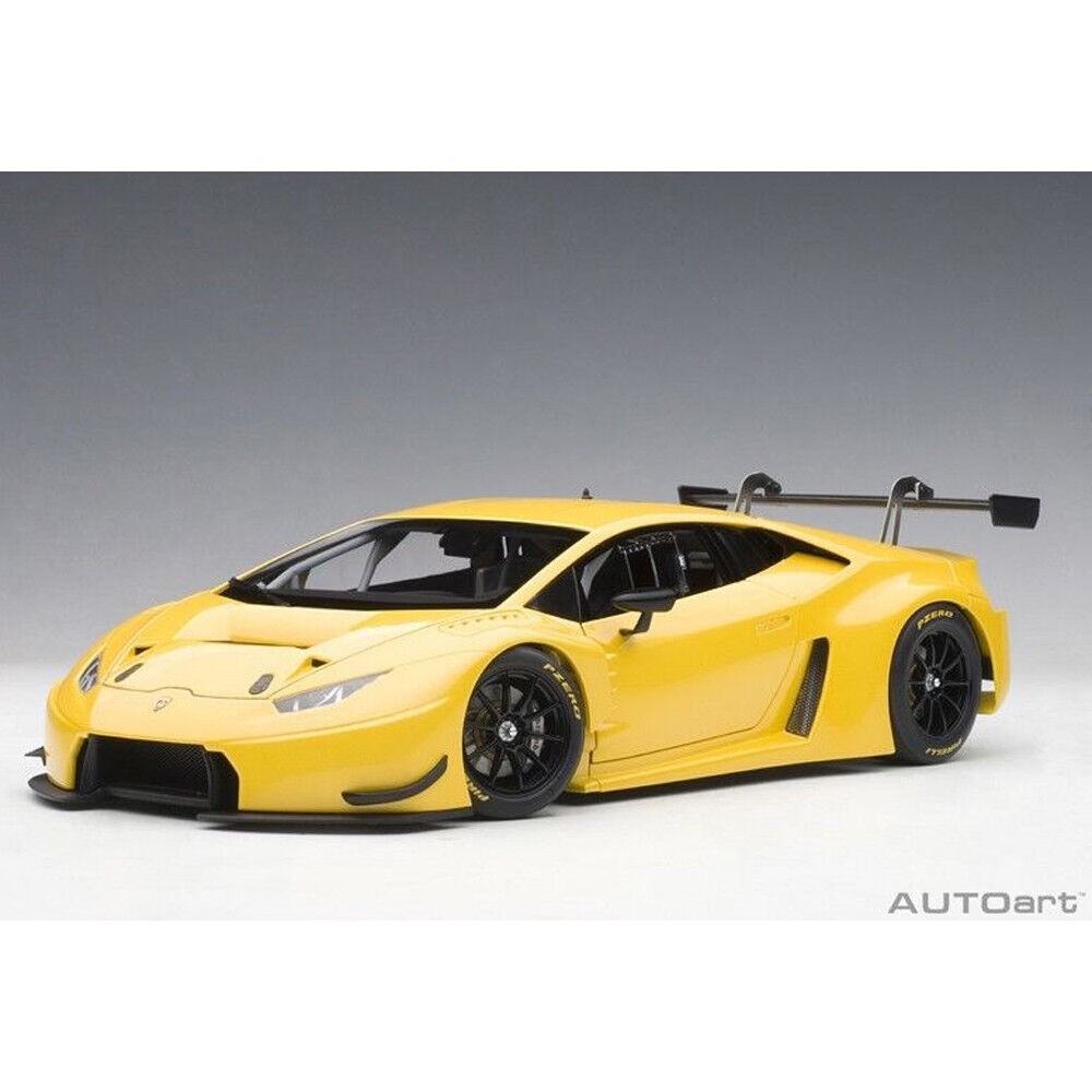 新作人気モデル Huracan Lamborghini 1/18 GT3 Effect Pearl With (Yellow レーシングカー
