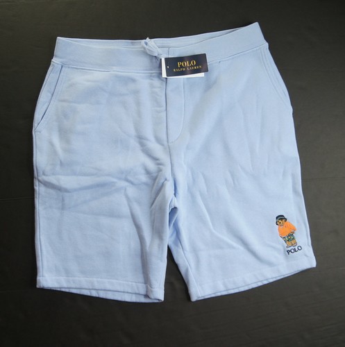 Blue Polo Summer Bear Fleece Shorts 