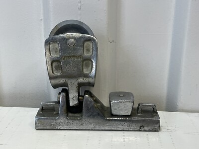Vintage Lewmar Bronze Genoa Slide Car Sheave With plunger stop, track 1 ...
