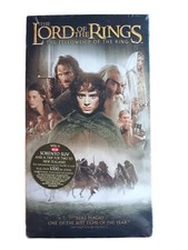 The Lord Of The Rings The Fellowship Of The Ring VHS New Sealed Promo Watermark
