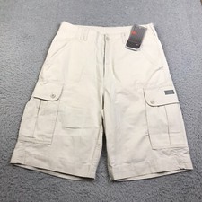 Nike Shorts Mens 30 Beige Riptop Cargo 10" Vintage Y2K NEW NWT