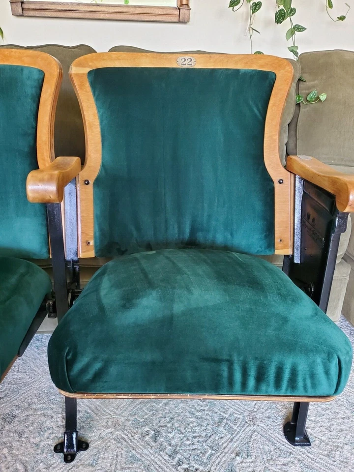 Антикварные театральные сиденья Heywood-Wakefield - Изображение 3 из 4