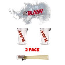 2 Pack RAW Cone Bro Glass Tip – External Fit for Pre-Rolled Cones & Hand Rolls