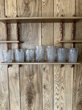 Vintage glasses set of 7-random Styles  Sizes 334