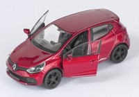 Blitz Versand Renault Clio Rs Rot / Red 1:34-39 Welly Modell Auto Neu & Ovp