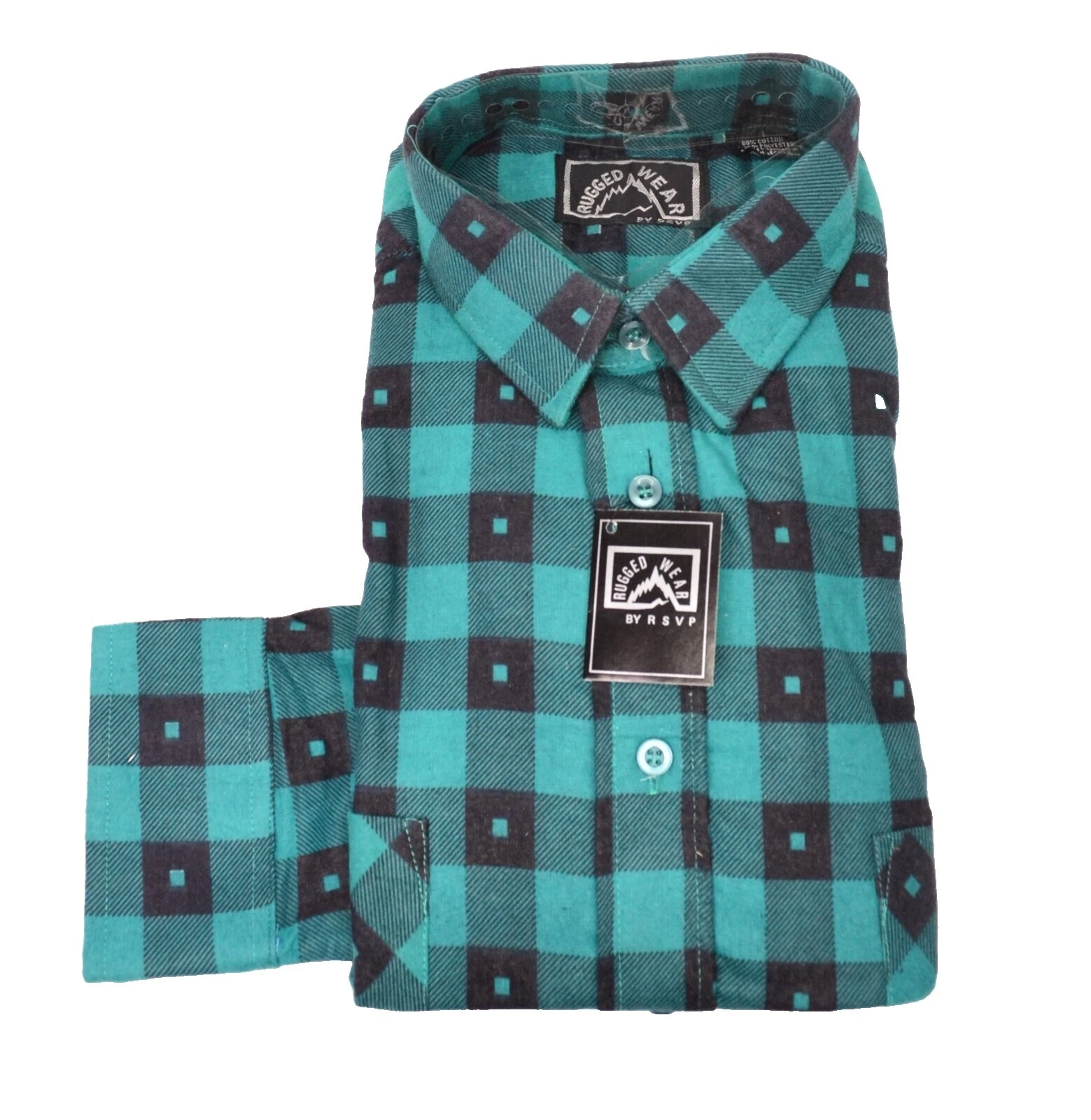 Claiborne Cotton Casual Button-Down Shirts for Men