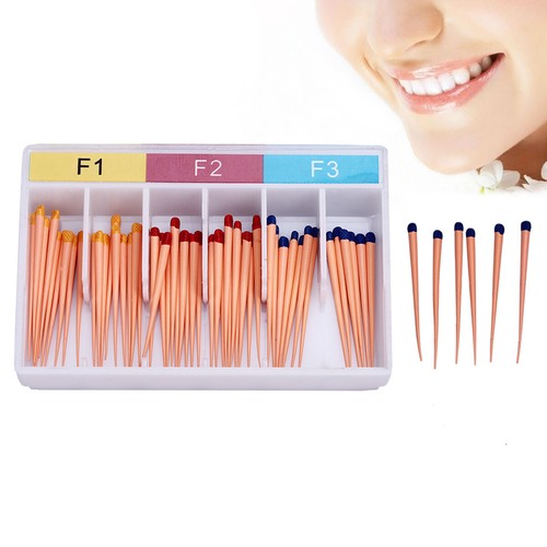 AZDENT Obturación endodóntica dental Puntos universales de gutapercha F1 F2 F3 - Picture 11 of 17