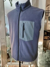 Duluth Trading Vest Mens XL Fleece Full Zip Windproof Outerwear Vintage