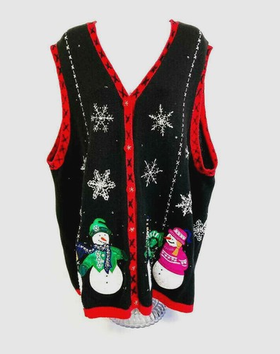 Basic Editions Holiday Womens Christmas 