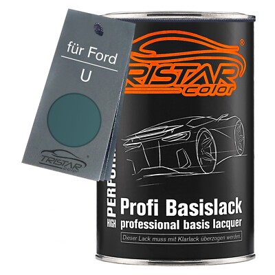 Autolack Dose spritzfertig für Ford U Neptune Green Metallic Basislack 1,0L