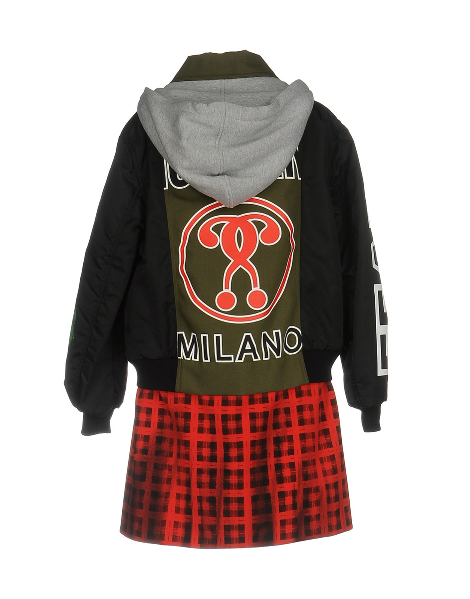 ジャケット MOSCHINO COUTURE Woman Jacket Red 05230420 A0130 NWT Moschino Couture Jacket Black, Green, Red in Size US 8