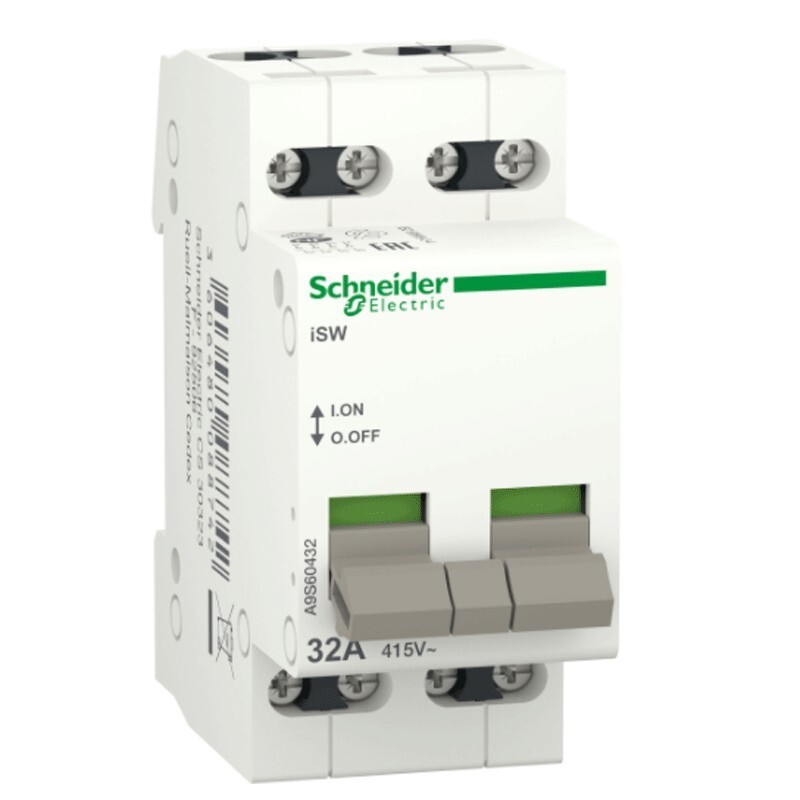 Sezionatore Schneider 4P 32A 2 moduli