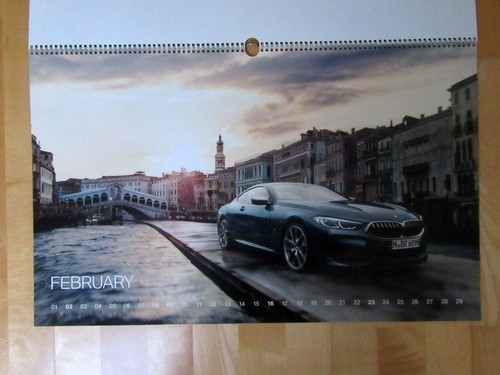 ORIGINAL BMW Wandkalender, 58x36cm, 2020, inkl. OVP, TOP ZUSTAND - Bild 7 von 18