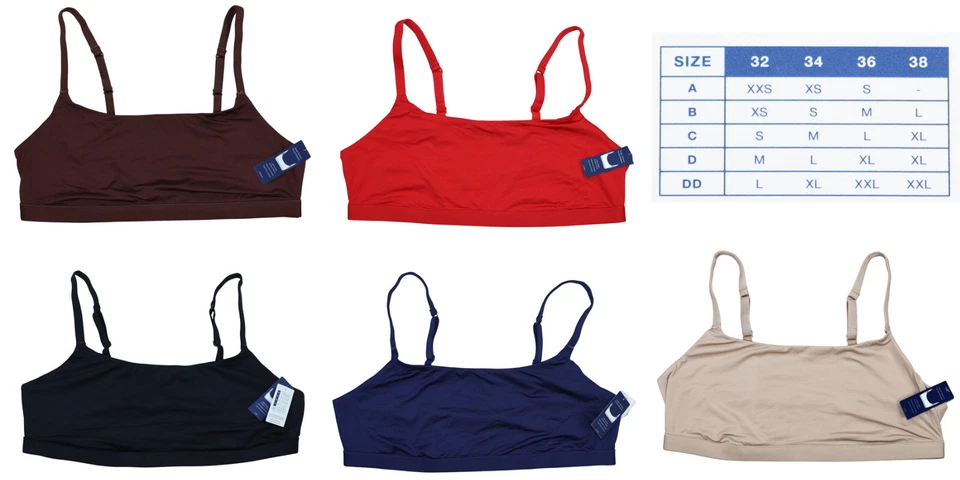 Gap Body Super Stretch Lightweight Ultra Soft Tagless Scoop Neck Bralette NWT