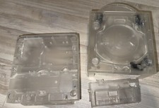 NIB TeknoGame Console Shell Replacement Housing Kit for GameCube Clear White