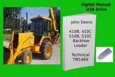 John Deere 410B 410C 510B 510C Backhoe Loader Repair Technical Manual See Desc.