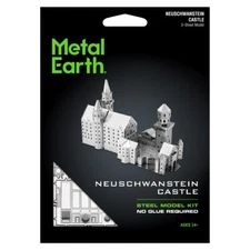 Fascinations Metal Earth Neuschwanstein Castle 3D Laser Cut Steel DIY Model Kit