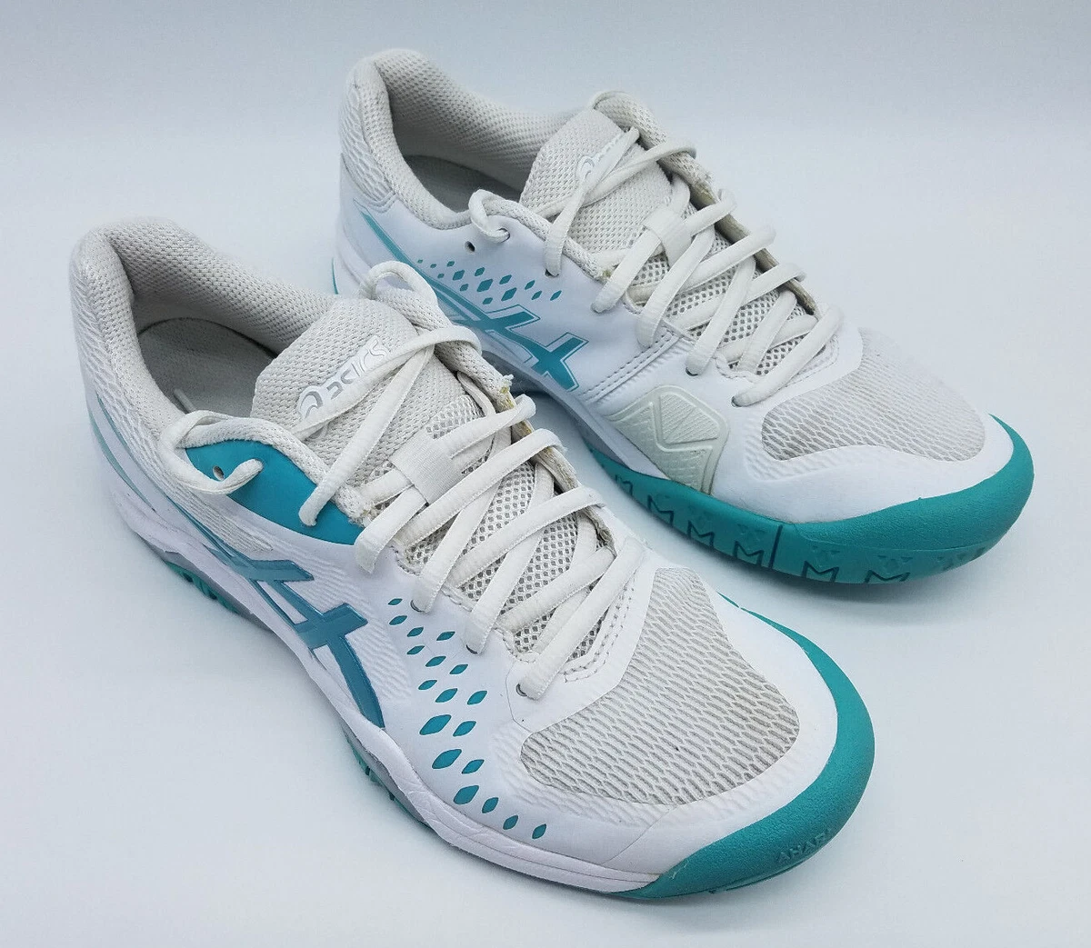 Asics Gel Challenger 12 Womenand#039;s Tennis Shoes Size 7 White Green eBay