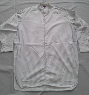 Vintage 1930s French Shirt Grandad Smock Chore Workwear Spares Damaged As Is