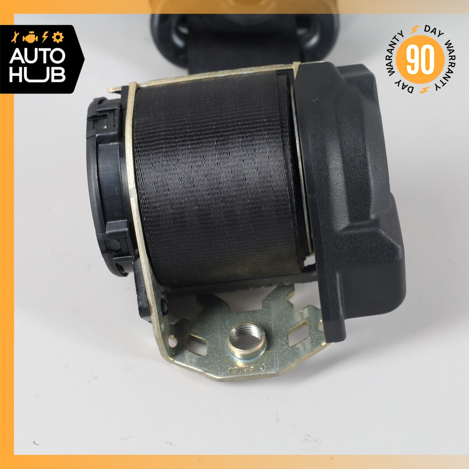 02-07 Maserati M138 4200 Coupe GT Rear Left Driver Side Seat Belt Black OEM 31k