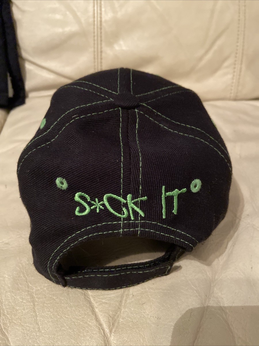Vintage WWE Wrestling DX Hat Generation X Suck It OSFM Black Green