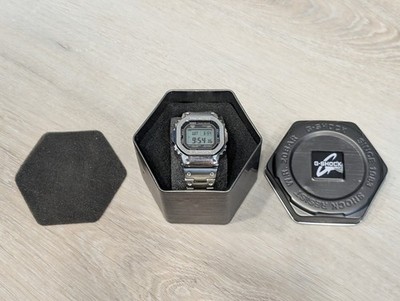Casio G-SHOCK GMW-B5000D-1 Radio Solar Digital Dial Watch Men's Preowned