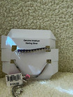 Amethyst 925 Sterling Silver Tennis Bracelet Adjustable Bolo Box Chain — photo 1