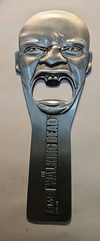 The Walking Dead AMC Networks Zombie Bottle Opener Pewter Metal TV Series Horror