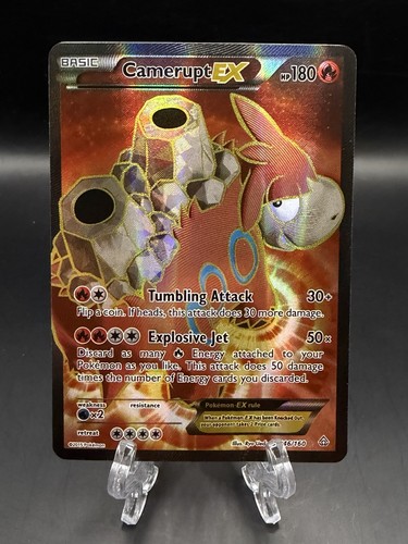 Camerupt EX (146 Full Art) 146/160 Primal Clash Holofoil Pokemon HP