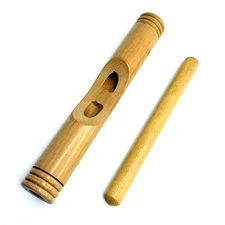 LP Latin Percussion African Hollow-Body Clave Hardwood Rhythm Hand Instrument