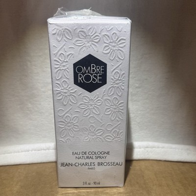 Vintage Jean-Charles Brosseau Ombré Rose Eau de Cologne Spray 3 oz New In Box