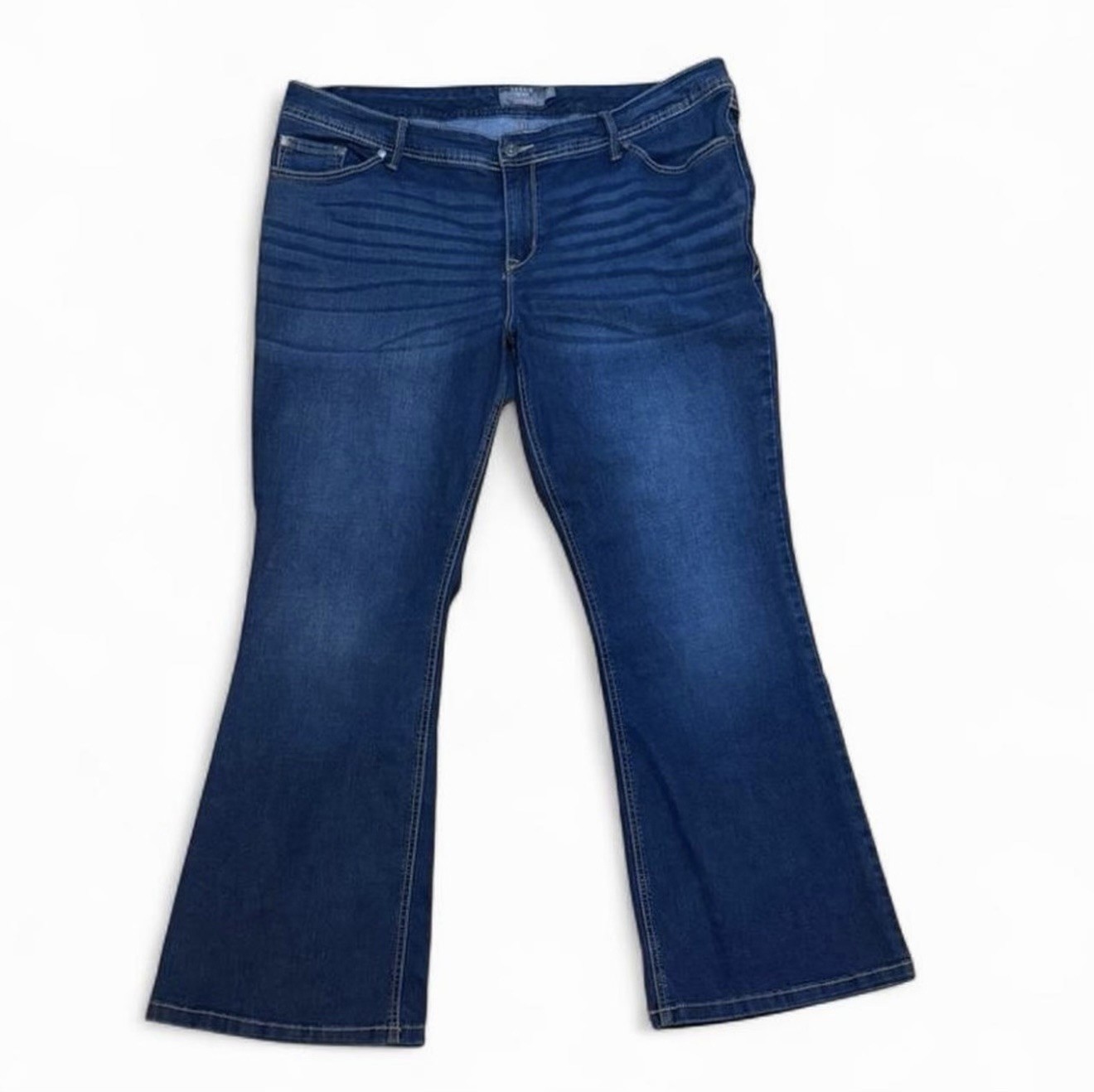 Torrid Luxe Slim Boot Jeans Women Blue Bootcut Stretch Denim Size 20R