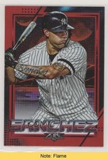 2020 Topps Fire Flame Gary Sanchez #76 READ b4d