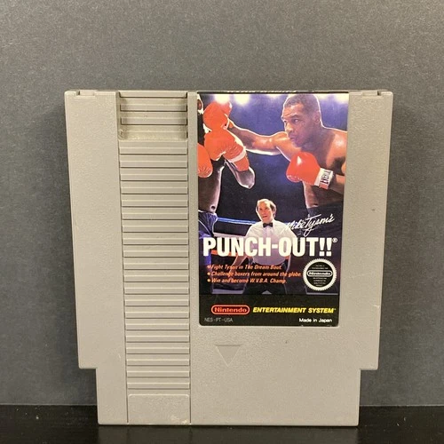 Mike Tyson's Punch Out Nintendo Entertainment System NES 1987 Tested, Working