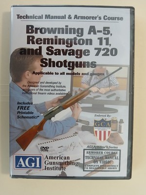 Browning, Remington, & Savage shotguns  Armorer's  AGI course 1274