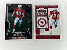 Pat Tillman 2019 Panini Contenders #1 + Pat Tillman 2019 Prizm #277 Arizona Lot