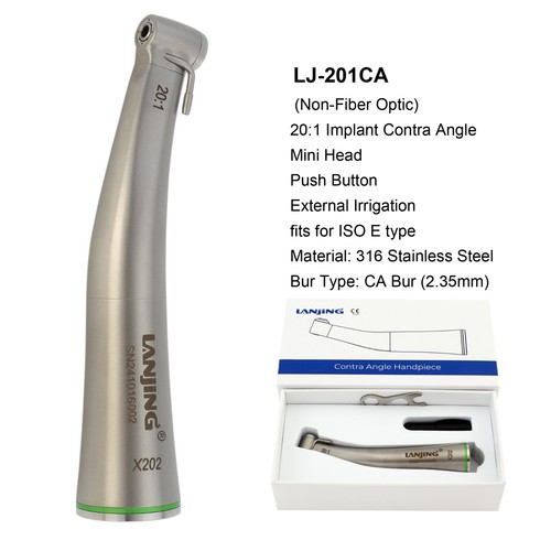 COXO Dental Implant 1:1 Surgical Straight Handpiece 20° Angle 20:1 Contra Angle - Picture 157 of 227